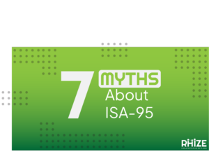 Banner that says 7 myths about ISA-95